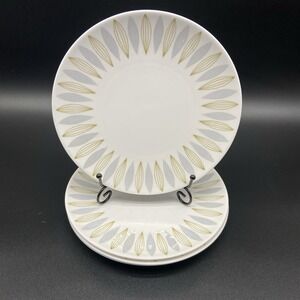 Royal Tuscan Caravelle Set Of 4 Luncheon Plates Mid Century Modern Vintage Retro